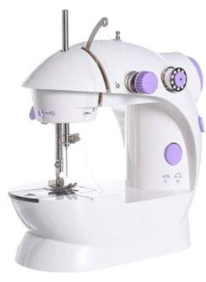 Portable Mini Electric Sewing Machine - 2-Speed Household Mending Machine with Extension Table, Built-in LED Light, Foot Pedal & Reverse Sewing for Beginners, DIY Clothes Repair & Fashion Design - Image 5